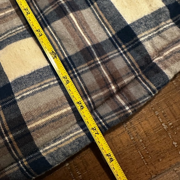 LL Bean scotch plaid shirt Sherpa lined. - Picture 12 of 12